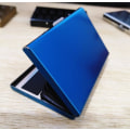 Miniatyrbillede 6 af 9: Card holder with compartment - Protects RFID - metal - wallet Black