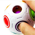 Miniatyrbild 2 av 6: Fidget Ball Magic Rainbow Puzzle Rubiks Fig Cube Toy