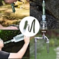 Miniatyrbillede 6 af 8: Bærbart vandfilter og vandrenser med kulfilter