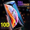 10D Tempered Glass for iPhone X,XS,XR,XS Max,11,11Pro,11 Pro Max Till iPhone 11 Pro Max