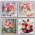 Miniatyrbillede 1 af 9: 5D Diamond Painting Blommor Model 2