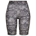 Pikkukuva 1 / 6: Lyhyt pyöräilyhame nainen - Urban Classics - Korkea vyötärö - Camo - Tiukka - Maksimaalinen mukavuus svart grå XL