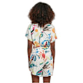 Miniatyrbillede 3 af 4: Kort jumpsuit med bælte til kvinder Urban Classics Viskose - multicolor - M Flerfärgad M