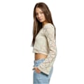 Miniatyrbillede 2 af 4: Bluse - Urban Classics - Blonder - Beig - Lange ærmer - Tætsiddende Beige XL