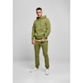 Miniatyrbillede 3 af 6: Sweatshirt med hætte - Urban Classics - Basis - Økologisk bomuld - Kængurulomme - Oliven grøn olivgrön M