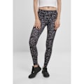 Miniatyrbillede 1 af 4: Legging dame Urban Classics aop - sort marmorert - XS