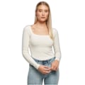 Miniatyrbild 1 av 4: Urban Classics Organisk långärmad bodysuit för kvinnor - vit - M Vit M