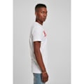 Miniatyrbillede 4 af 5: T-shirt - Mister Tee - orme - Hvid - Korte ærmer - Klassisk krave Vit XS