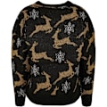 Pikkukuva 2 / 3: Kävely joulupullover naisille - Urban Classics - Musta - Pyöreä kaula-aukko - Aikuisille Svart jag
