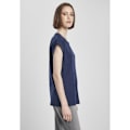 Pikkukuva 4 / 4: Naisten T-paita - Urban Classics - Laajennetut olkaimet - 100% Puuvilla - Lyhyet hihat - Loose-malli Mörkblå S