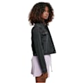 Miniatyrbillede 5 af 6: Jakke i denim til kvinder - Urban Classics - Økologisk - Økologisk bomuld - Regular fit - Sort svart XS