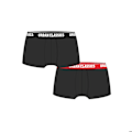 Miniatyrbild 3 av 3: Boxers - Urban Classics - Set om 2 - Svart - Bomull - Stora storlekar svart/mörkbrun XXXXL