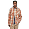 Pikkukuva 1 / 4: Ylipitkä ruudullinen paita Urban Classics Leaves - oranssi/punainen - XL