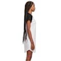 Miniatyrbillede 4 af 4: Robe T-shirt raglan kvinde Urban Classics Contrast - hvid/sort - L vit svart M