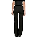 Pikkukuva 3 / 4: Naisten Leggingit Urban Classics Rib Knit Bootcut - musta - M Svart M