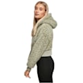 Miniatyrbillede 3 af 4: Kort jakke til kvinder Urban Classics Oversized Sherpa - grøn - XL Grön XL