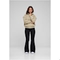 Miniatyrbillede 2 af 6: Hætte sweatshirt med lynlås - Urban Classics - Oversize Sherpa - Farve wetsand - Dame - Lange ærmer våtsand XXXXXL