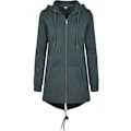 Miniatyrbillede 1 af 4: Urban Classics Damer - SWEAT PARKA Lang Lynlås Hættejakke flaskgrön XS