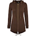 Miniatyrbillede 1 af 4: Parka i fleece til kvinder Urban Classics - brun - XL kastanj S