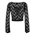Miniatyrbillede 2 af 6: Bluse - Urban Classics - Blonde - Lange ærmer - Tætsiddende - Sort svart XXXXXL