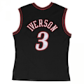 Miniatyrbillede 2 af 2: NBA-trøje - Mitchell & Ness - Allen Iverson - Philadelphia Sixers - Sort - Størrelse M/L Flerfärgad XL