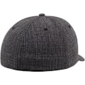 Miniatyrbillede 3 af 4: Bøjet Kasket - Flexfit - FIN MELANGE - 6 Panels - Atletisk - Unisex Svart S / M