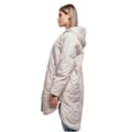 Miniatyrbillede 2 af 4: Parka med hætte til damer Urban Classics Oversized Diamond Quilted - grå - L Grå S