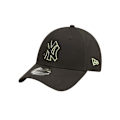 Miniatyrbillede 1 af 5: Casquette - NEW ERA - Yankees - Sort - 100% bomuld - Unisex Svart