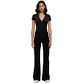 Miniatyrbillede 2 af 4: Urban Classics Damer - Velour Jumpsuit sort Svart XXXXXL