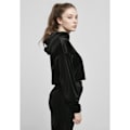 Miniatyrbillede 4 af 4: Sweatshirt med hætte til kvinder Urban Classics cropped velour oversized (GT) - sort - XXL Svart XXL