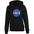 Miniatyrbillede 1 af 2: Hoody - Merchcode - NASA - Noir - 65% bomuld - Langærmet - Hættekrave - M