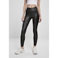 Pikkukuva 1 / 4: Naisten legginsit - Urban Classics - Keinonahka - Musta - Kuntoilu - Juoksu sort XS