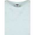 Pikkukuva 3 / 4: T-paita naisille - Urban Classics - Melange - Pyöreä kaula-aukko - Lyhyet hihat - 3XL Ljusblå XXXXXL