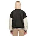Miniatyrbillede 3 af 4: Oversize blouson til kvinder Urban Classics Big U College - sort/hvid - L Svart vit S