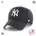 Miniatyrbillede 2 af 3: 47 Brand MLB New York Yankees Kasket B-RAC17CTP-BK-OSFA, Mand, Sort, kasketter Svart