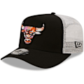 Miniatyrbillede 1 af 4: Casquette Trucker New Era A-Frame - INFILL Chicago Bulls - Hvid/Sorth - Mand Svart
