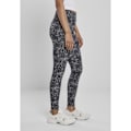 Miniatyrbillede 4 af 4: Leggings til kvinder - Urban Classics aop - Sort/hvid - Fitness Svart vit M