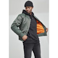 Miniatyrbild 6 av 6: Jacka - Urban Classics - Basic Bomberjacka - Färg oliv - Unisex - Vuxen oliv jag