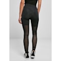 Miniatyrbillede 5 af 6: Høj talje leggings til kvinder i store størrelser Urban Classics Tech Mesh svart XXXXXL