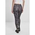 Miniatyrbillede 3 af 4: Legging dame Urban Classics aop - sort marmorert - XS