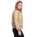 Miniatyrbild 4 av 4: Urban Classics GT argyle nylon dunjacka för kvinnor - beige - 2XL Beige XXXXXL