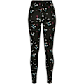 Miniatyrbild 3 av 4: Urban Classics Soft AOP leggings för kvinnor - svart/vit/rosa/blå - L Svart/Vit/Rosa/Blå XS