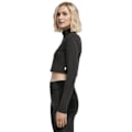 Pikkukuva 2 / 4: Urban Classics Organic pitkähihainen poolopaita naisille - musta - XL sort XL