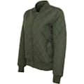 Miniatyrbillede 4 af 6: Dameparka - Urban Classic - Diamond nylon - 100% Polyester - Maskinvask - Lange ærmer oliv S
