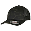 Pikkukuva 1 / 4: Flexfit Trucker Mesh Baseball-lippis - Multicam Black - Aikuisille Multicam svart S / M
