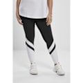 Pikkukuva 1 / 4: Naisten legginsit - Urban Classics - Arrow High Waist - Musta/Valkoinen - Suuret Koot Sort hvid XXXXXL