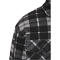 Miniatyrbillede 4 af 4: Veste - Urban Classics - Plaid Teddy - 5XL - Sort/Hvid - Sherpa-foring