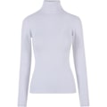 Miniatyrbillede 1 af 4: Pull col roulé dame - Urban Classics - Hvid - 70% Viskose - 30% Nylon - Lange ærmer hvid L