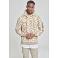 Miniatyrbild 1 av 6: Sweatshirt - URBAN CLASSICS - Camo Bomber Hoody - Beigefärgad kamouflage - Långärmad - Huva camo beige S