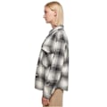 Miniatyrbild 2 av 4: Urban Classics GT Damoversized rutig skjorta - vit/svart - 2XL vit svart XXXXXL